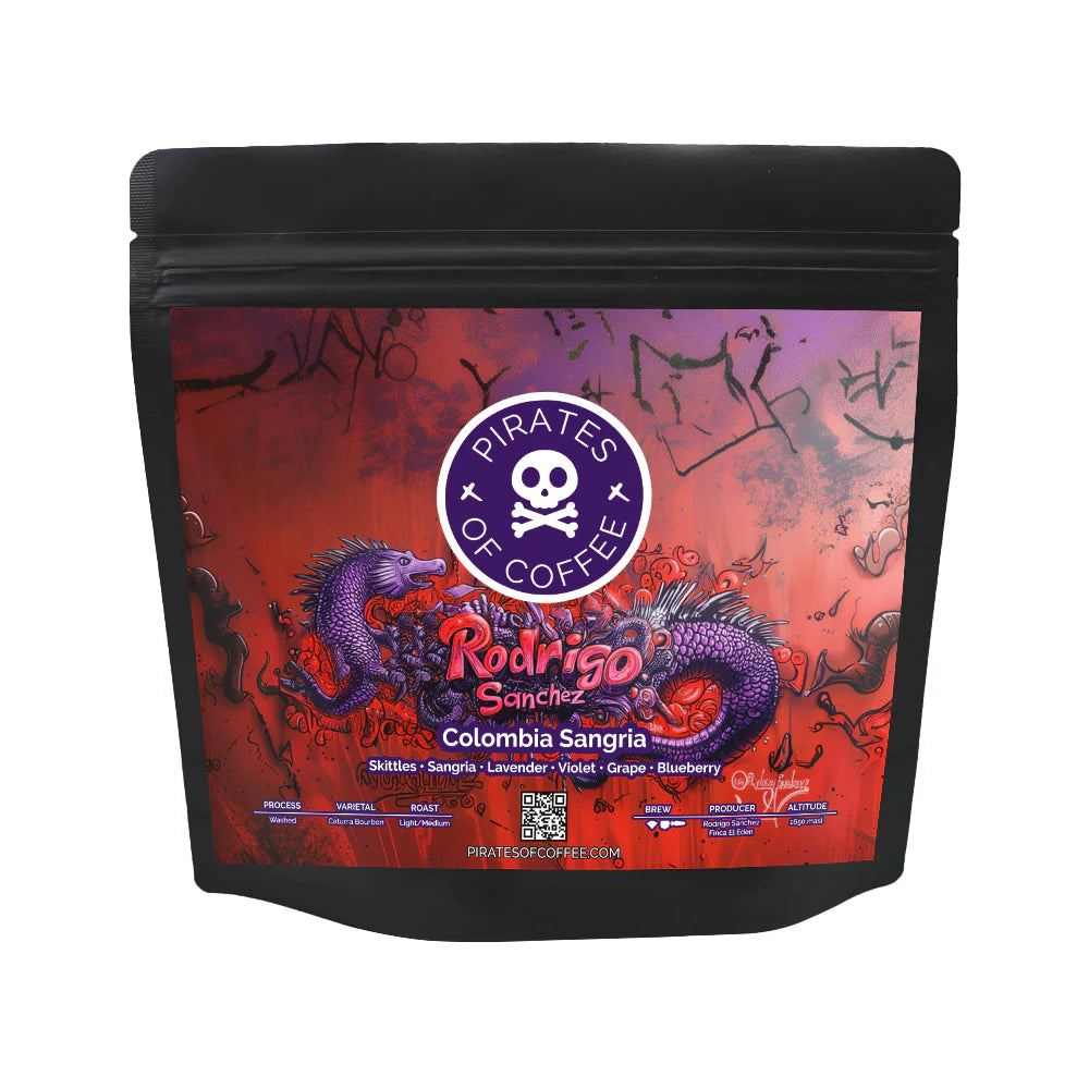 Pirates of Coffee Sangria premium arabica coffee beans single origin caturra bourbon varietal co-fermented