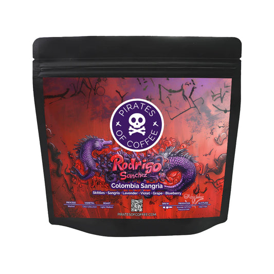 Pirates of Coffee Sangria premium arabica coffee beans single origin caturra bourbon varietal co-fermented